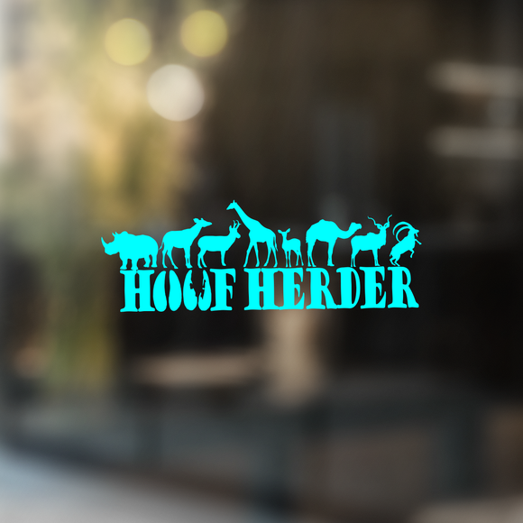 Hoof Herder - Vinyl Decal (Made to Order)