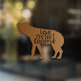 Love Protect Conserve Hyena - Decal - Animals Anonymous Apparel