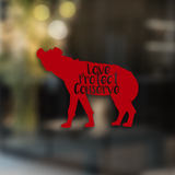 Love Protect Conserve Hyena - Decal - Animals Anonymous Apparel