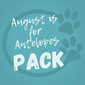 August is for Antelopes Anonymous Animal Pack (Starts shipping in August)