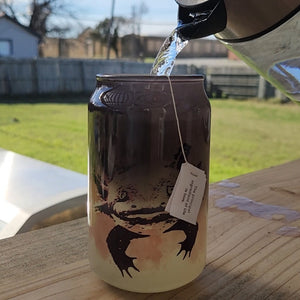 Axolotl - Heat color changing - Glass Cup (Made to Order)