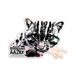 Fishing Cat Fundraiser - Sticker (Pre order)