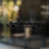 Team Conservation Wildlife Strong - Decal - Animals Anonymous Apparel
