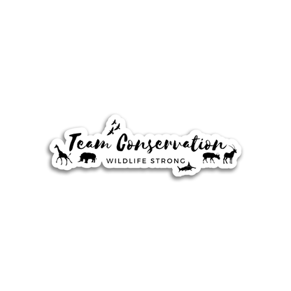 Team Conservation Wildlife Strong - Sticker - Animals Anonymous Apparel
