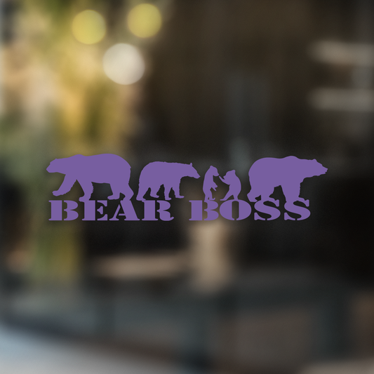 Bear Boss - Decal - Animals Anonymous Apparel