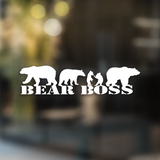 Bear Boss - Decal - Animals Anonymous Apparel