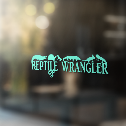 Reptile Wrangler - Vinyl Decal - Animals Anonymous Apparel